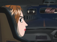 Sayuki observes Satake as Mako alongside races