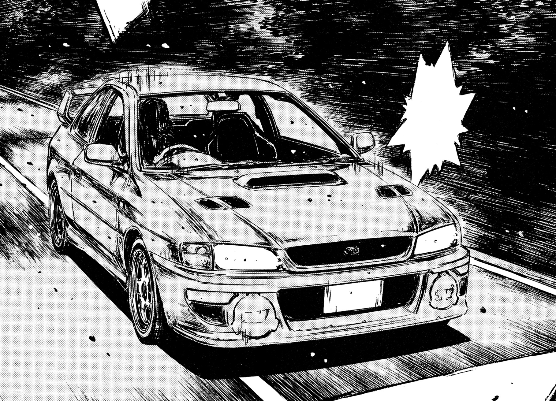 Bunta Fujiwara S Subaru Impreza Initial D Wiki Fandom