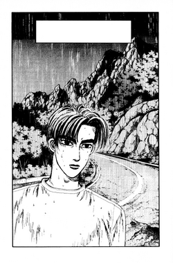 Initial D Takumi Stares Manga Anime | Art Print