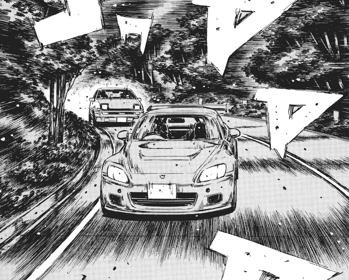 Takumi overtakes Sakamoto  Initial D Battle Stage 2 