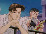 S1E01 Takumi and Itsuki on the roof