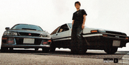 Shigeno with his Eight-Six and Impreza