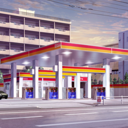 Esso Gas Station Initial D Wiki Fandom