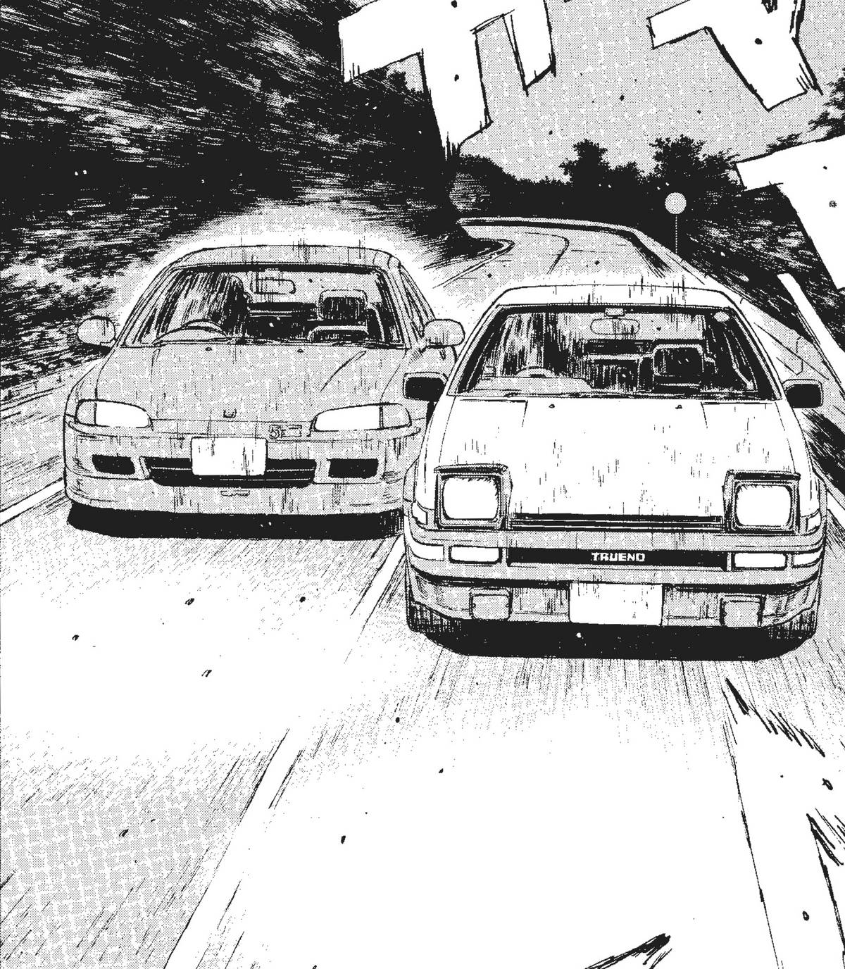 Takumi AE86 vs Shingo EG6 DUBLADO COM EUROBEATS