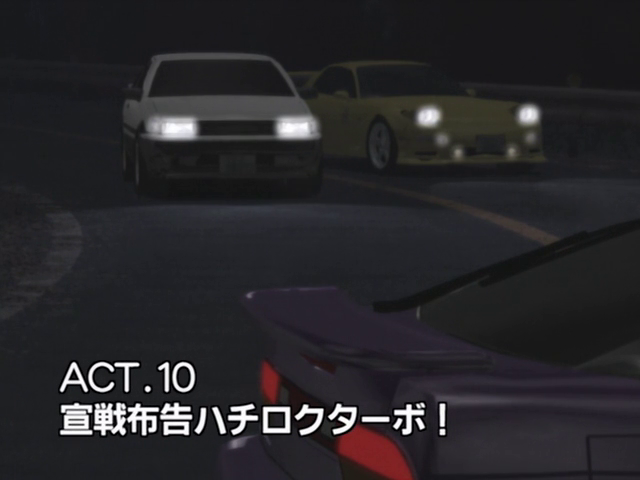 Initial D First Stage ACT 09 - Oito-Meia VS GTR [DUBLADO] 