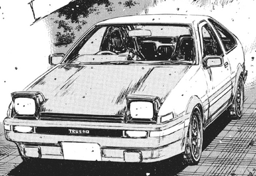 a 1 9 8 3 takumi fujiwara's toyota ae 8 6 from initial, Stable Diffusion