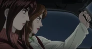 Sayuki takes a practice run on Usui Pass alongside Mako