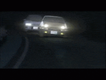 gutter driving initial d street stage