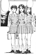Tsugumi in Chapter 39, with her friends