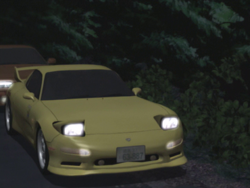 Initial D Keisuke Takahashi RX7 RX-7 FD3S Efini 4th Stage Jaune