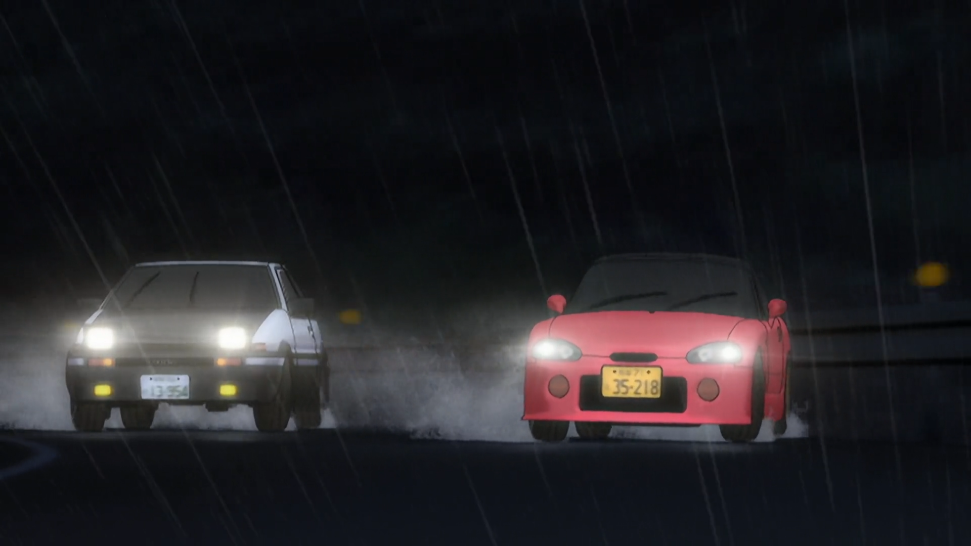 Takumi overtakes Sakamoto  Initial D Battle Stage 2 