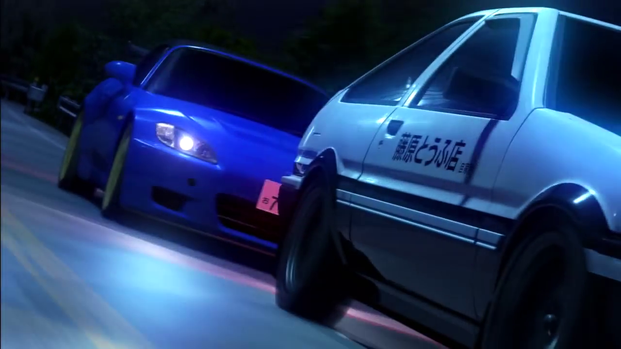 Takumi overtakes Sakamoto  Initial D Battle Stage 2 