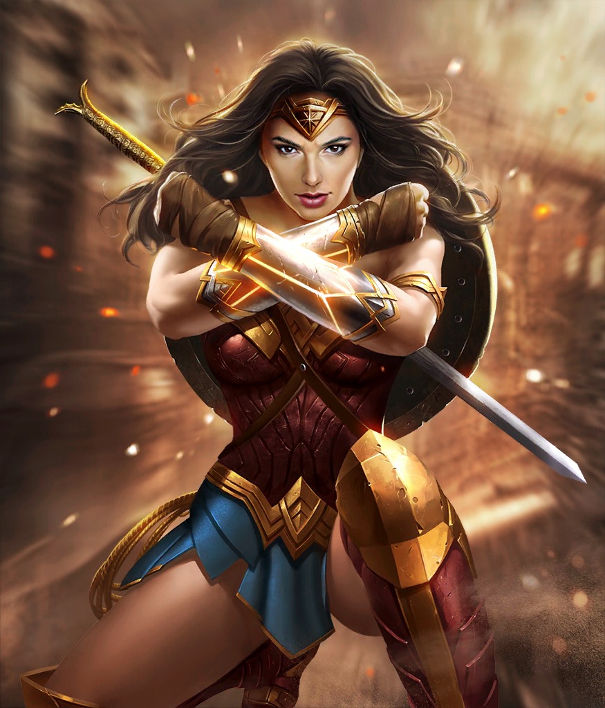 Mi concept for Wonder woman in the next game (Third is a mk inspired skin).  I hope you like it! : r/INJUSTICE