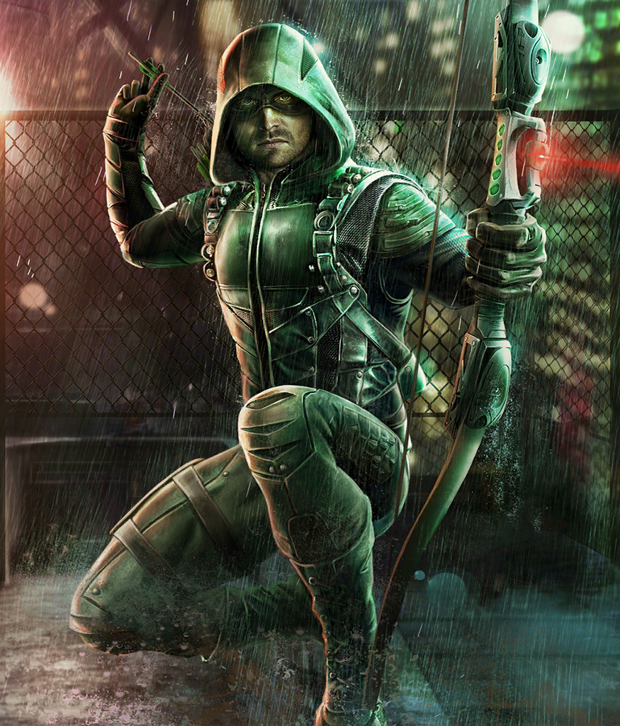 green arrow injustice concept art