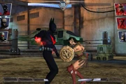 Batman after using his Supermove!