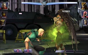 Green Arrow's Poison Trick Arrow.