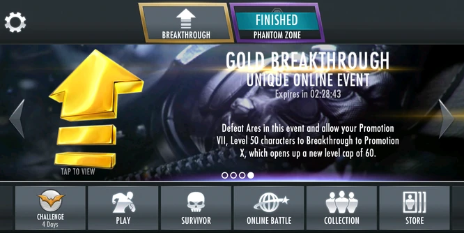 Current Breakthrough Event