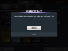 The pack's descriptions as seen in the store