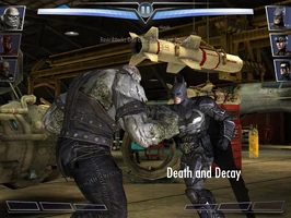 Grundy activating his DOT passive on tag-in.