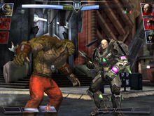 Killer Croc gains armor upon tag in