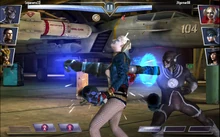 Blackest Night Flash unleashing a phasing punch from behind.