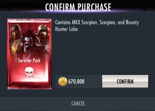 Survivor Pack contents