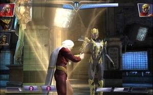 Shazam escapes to recover from his injuries...