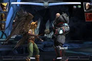 Hawkgirl's passive is activated when she tags in!