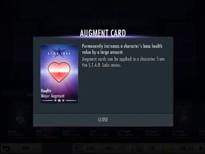 Major health augment.