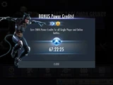 Double Bonus Power Credits