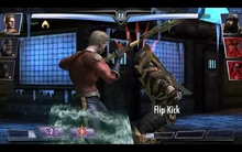 Aquaman's Water Shield, about to reflect Scorpion's special attack damage back at him.