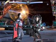 Superman and his Red Son teammates.