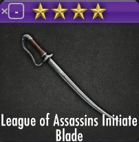 The unevolved League of Assassins Initiate Blade.