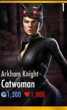 Catwoman/Arkham Knight's character card.