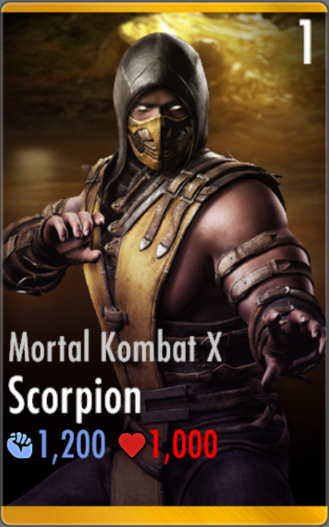 mortal kombat x scorpion mortal kombat x scorpion