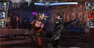 The character's "transformation" under Joker's control!