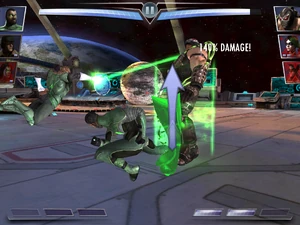 Kilowog inexplicably decides to help John Stuart with his special