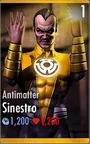 Sinestro - Antimatter