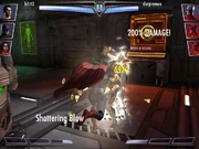 Shattering Blow activates.