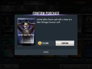 The pack's description as seen in the store.