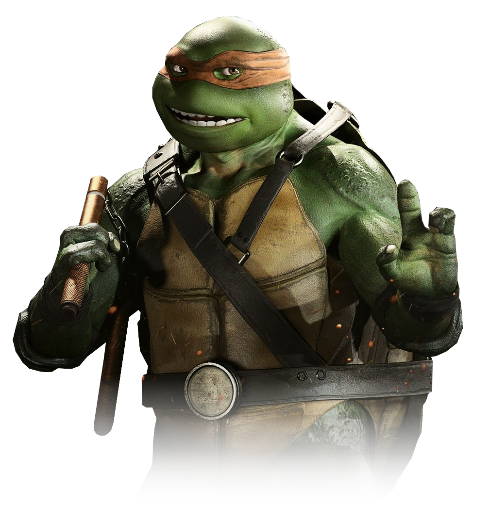 Donatello em Chamas no Injustice 2 (Tartarugas Ninjas) 