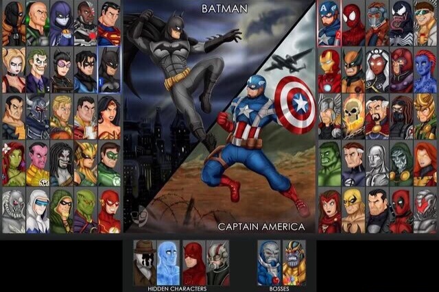 dc vs marvel game