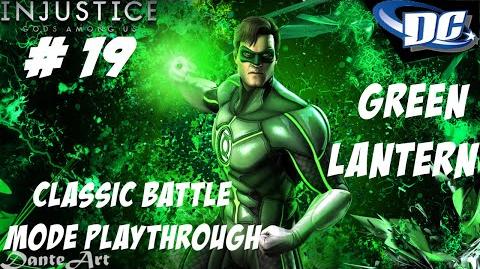 INJUSTICE GODS AMONG US PS3 BEWARE MY POWER, GREEN LANTERN'S LIGHT!!! - CLASSIC BATTLE