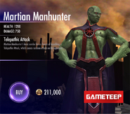 Martian Manhunter Stats