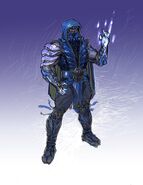 Jim Lee Concept art for Injustice 2 Sub-Zero design.