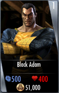 iOS Black Adam Card