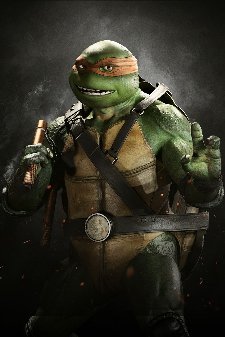 Donatello em Chamas no Injustice 2 (Tartarugas Ninjas) 