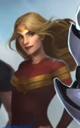 Wonder Girl in Cyborg's Injustice 2 ending.