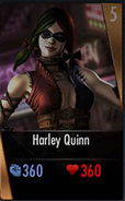 Injustice Mobile Harley Quinn Card
