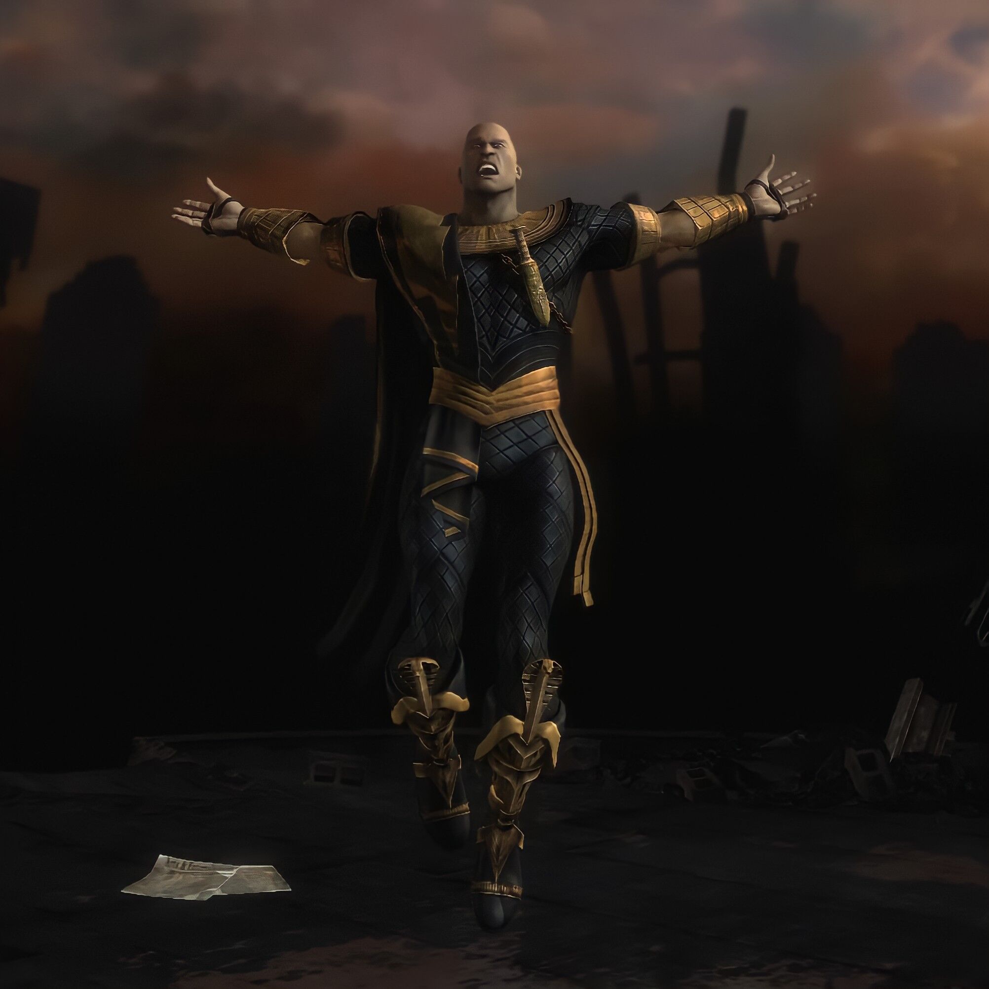 Black Adam entra no elenco de Injustice